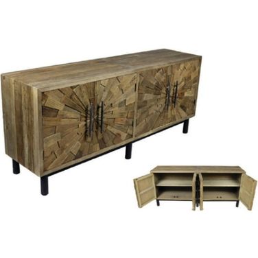 Aliso Webster 4 Door Sideboard In Brown