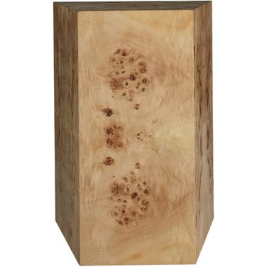 Alistair Side Table In Natural and Brown