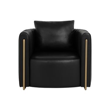 Alix Lounge Chair In Cantina Black