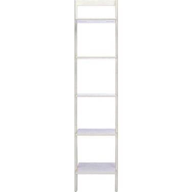 Allaire 5 Tier Leaning Etagere in White