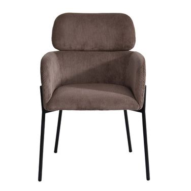 Allegra Dining Chair In Brown and Black