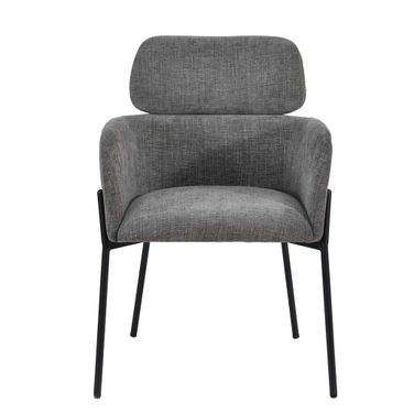 Allegra Dining Chair In Graphite and Black