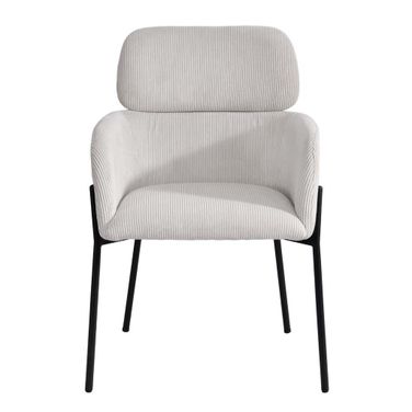 Allegra Dining Chair In White and Black