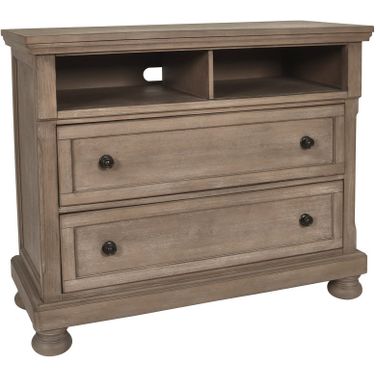 Allegra Pewter Media Console