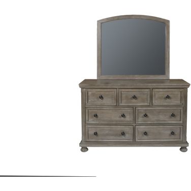 Allegra Pewter Youth Mirror