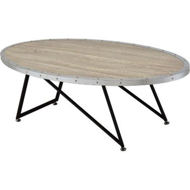 Allis Weathered Gray Oak Coffee Table