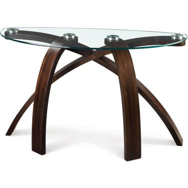 Allure Sofa Table In Hazlenut