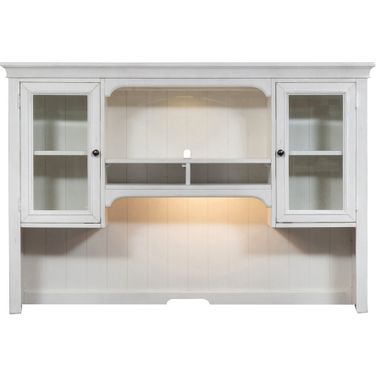 Allyson Park Jr. Executive Credenza Hutch In White