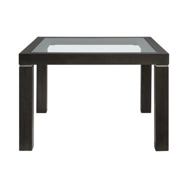 Alodia Counter Table with Glass In Charcoal