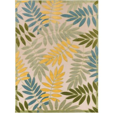 Aloha 12' x 15' Outdoor Rug In Green Multi
