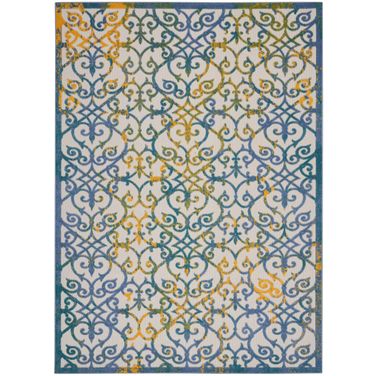 Aloha 12' x 15' Rug In Ivory Blue