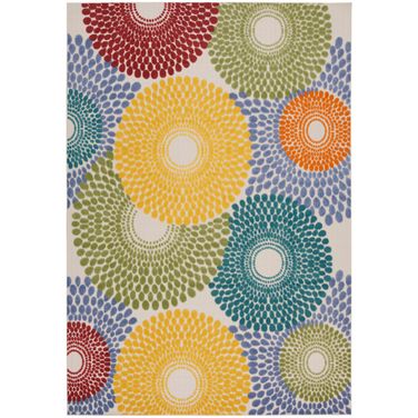 Aloha 7'10" x 10'6" Modern Rug In Multicolor