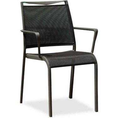 Aloha Grey Indoor/Outdoor Dining Armchair Set of 4