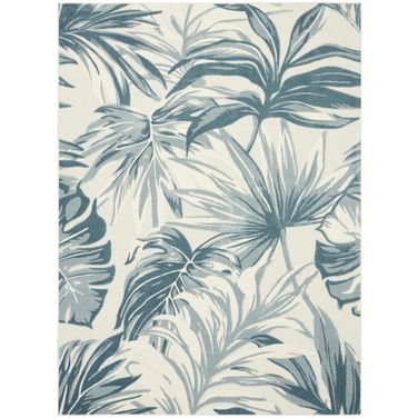 Aloha Modern 9' x 12' Modern Rug In Ivory Blue