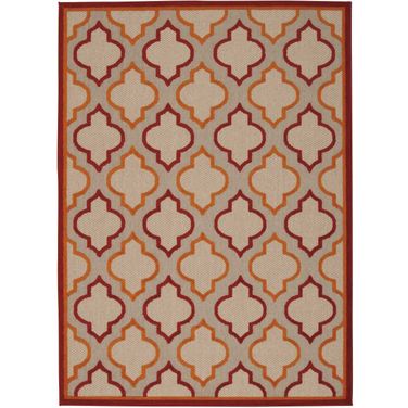 Aloha Red 9'6" x 13' Area Rug