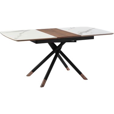 Alora Extendable Dining Table In Gray