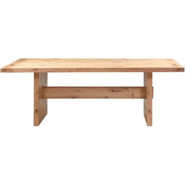 Alpine 85 Inch Dining Table In Distressed Oak