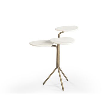 Alpine Accent Table In Gold