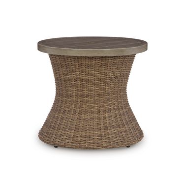 Alsap Outdoor End Table In Beige