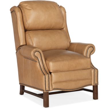 Alta High Leg Reclining Lounger In Taupe