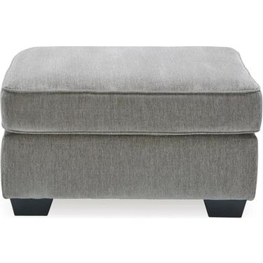 Altari Oversized Accent Ottoman In Alloy