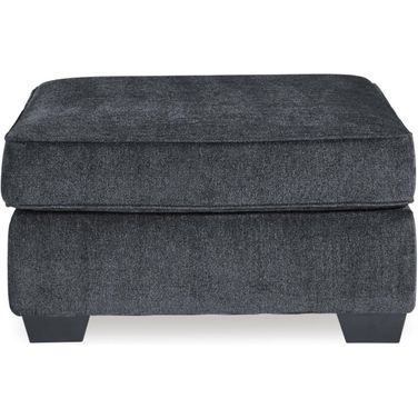 Altari Oversized Accent Ottoman In Slate