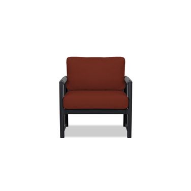 Alto Club Chair In Canvas Henna and Black