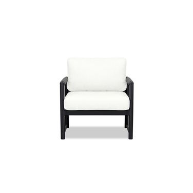 Alto Club Chair In Canvas Natural and Black