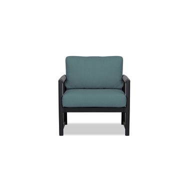 Alto Club Chair In Cast Lagoon and Black