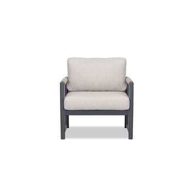 Alto Club Chair In Cast Silver and Slate