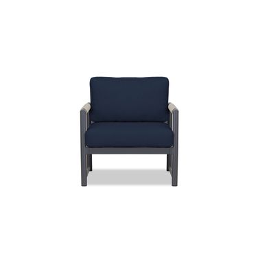 Alto Club Chair In Spectrum Indigo and Slate