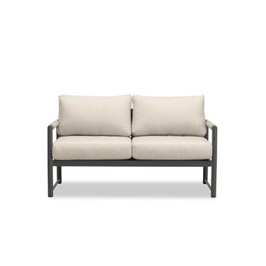 Alto Loveseat In Canvas Flax and Slate