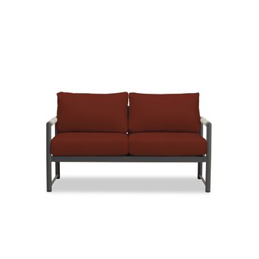 Alto Loveseat In Canvas Henna and Slate