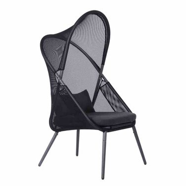 Alverta Foldable Chair In Black