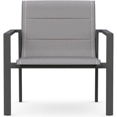 Amalfi Club Chair Set of 2 In Light Gray and Matte Charcoal