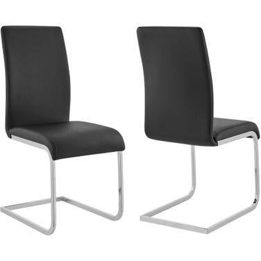 Amanda Black Side Chair Set of 2