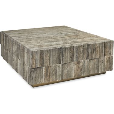 Amara Cocktail Table In Travertine