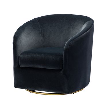 Amarante Swivel Chair In Black