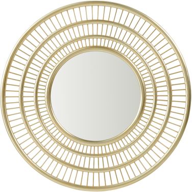 Palm Desert Ambrose Round Mirror In Sonoran