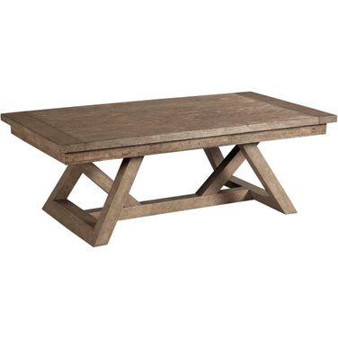 Evans Coffee Table In Warm Rustic Gray