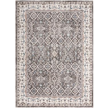 American Manor 3'11" x 5'11" Indoor Rug In Grey and Ivory