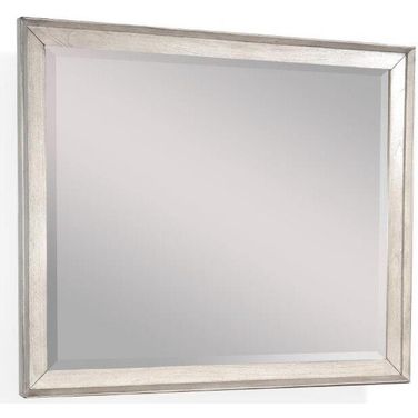 American Modern Mirror In Grey
