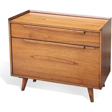 American Modern Lateral File Cabinet In Cinnamon