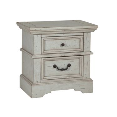 American Woodcrafters Stonebrook Small Nightstand in Antique Gray 7820 420