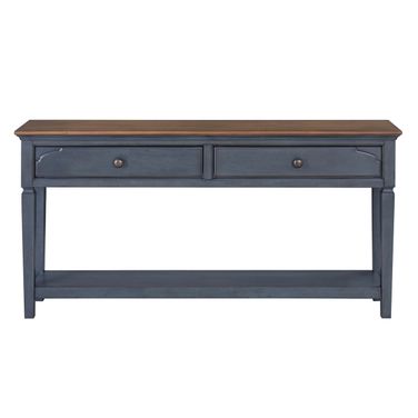 Americana 60 Inch Sofa Table In Blue