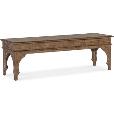 Americana Bed Bench In Medium Wood