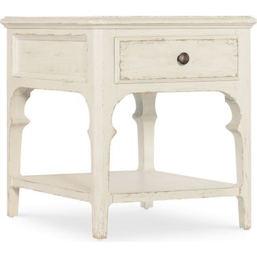 Americana End Table In White