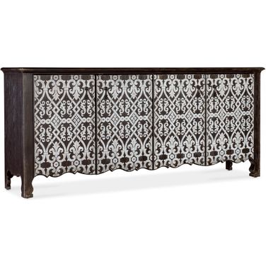 Americana Entertainment Credenza In Black