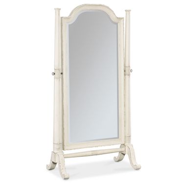 Americana Floor Mirror In White