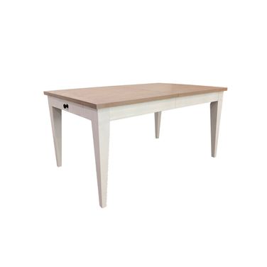 Americana Modern 60 Inch Rectangular Dining Table With Extends To 78 Inch Leaf